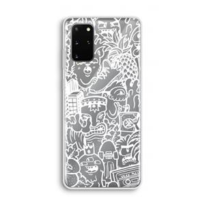 CaseCompany Vexx Mixtape #2: Samsung Galaxy S20 Plus Transparant Hoesje