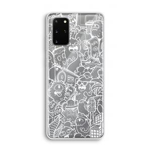 CaseCompany Vexx City #2: Samsung Galaxy S20 Plus Transparant Hoesje