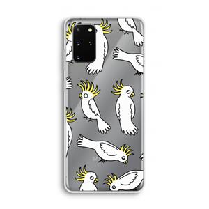 CaseCompany Papegaai: Samsung Galaxy S20 Plus Transparant Hoesje