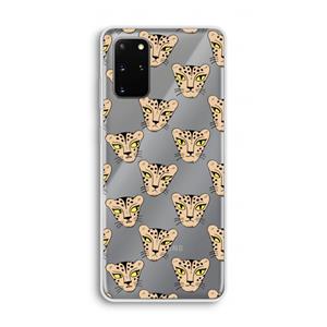 CaseCompany Tijger: Samsung Galaxy S20 Plus Transparant Hoesje