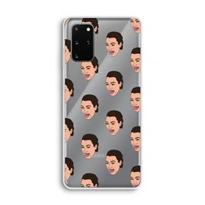 CaseCompany Ugly Cry Call: Samsung Galaxy S20 Plus Transparant Hoesje