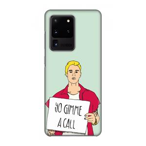 CaseCompany Gimme a call: Volledig geprint Samsung Galaxy S20 Ultra Hoesje