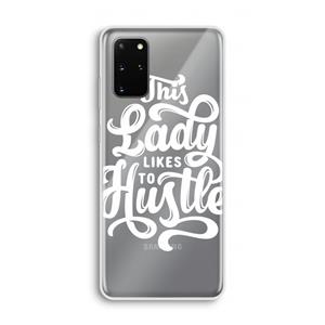 CaseCompany Hustle Lady: Samsung Galaxy S20 Plus Transparant Hoesje