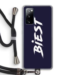 CaseCompany Biest: Samsung Galaxy S20 FE / S20 FE 5G Transparant Hoesje met koord