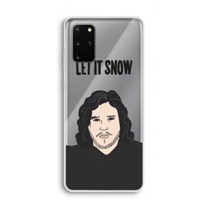 CaseCompany Let It Snow: Samsung Galaxy S20 Plus Transparant Hoesje