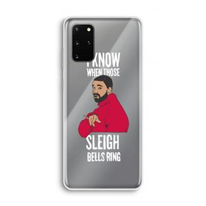 CaseCompany Sleigh Bells Ring: Samsung Galaxy S20 Plus Transparant Hoesje