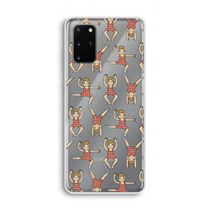 CaseCompany Gymboys: Samsung Galaxy S20 Plus Transparant Hoesje