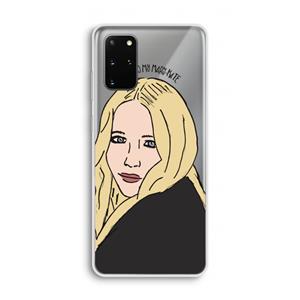 CaseCompany Mary Kate: Samsung Galaxy S20 Plus Transparant Hoesje