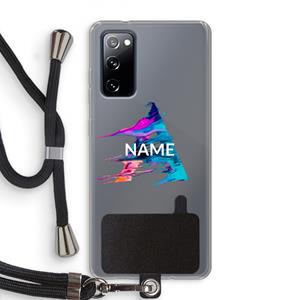 CaseCompany Abstract Spectrum: Samsung Galaxy S20 FE / S20 FE 5G Transparant Hoesje met koord