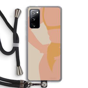 CaseCompany Bikini body: Samsung Galaxy S20 FE / S20 FE 5G Transparant Hoesje met koord