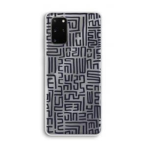 CaseCompany Moroccan Print: Samsung Galaxy S20 Plus Transparant Hoesje