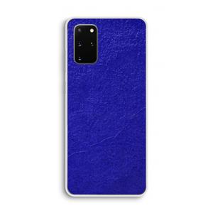 CaseCompany Majorelle Blue: Samsung Galaxy S20 Plus Transparant Hoesje