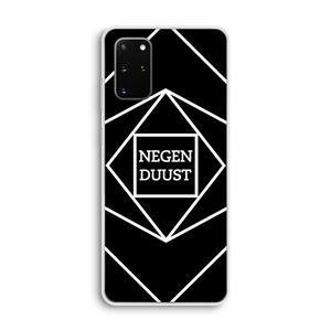 CaseCompany Negenduust geometrisch: Samsung Galaxy S20 Plus Transparant Hoesje