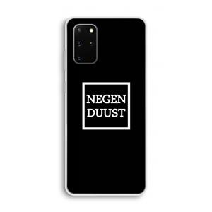 CaseCompany Negenduust black: Samsung Galaxy S20 Plus Transparant Hoesje