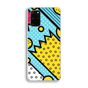 CaseCompany Pop Art #1: Samsung Galaxy S20 Plus Transparant Hoesje