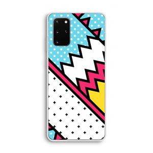 CaseCompany Pop Art #2: Samsung Galaxy S20 Plus Transparant Hoesje