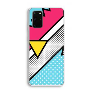 CaseCompany Pop Art #3: Samsung Galaxy S20 Plus Transparant Hoesje