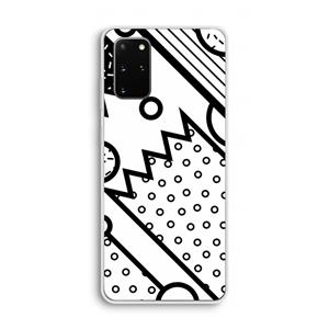 CaseCompany Pop Art #4: Samsung Galaxy S20 Plus Transparant Hoesje