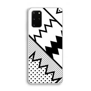 CaseCompany Pop Art #5: Samsung Galaxy S20 Plus Transparant Hoesje