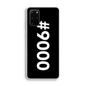 CaseCompany 9000: Samsung Galaxy S20 Plus Transparant Hoesje