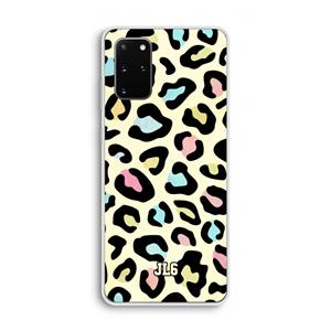 CaseCompany Leopard pattern: Samsung Galaxy S20 Plus Transparant Hoesje