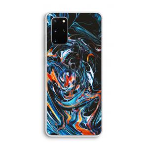 CaseCompany Black Unicorn: Samsung Galaxy S20 Plus Transparant Hoesje
