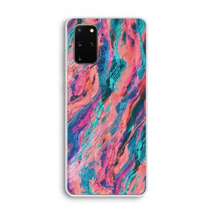 CaseCompany Electric Times: Samsung Galaxy S20 Plus Transparant Hoesje