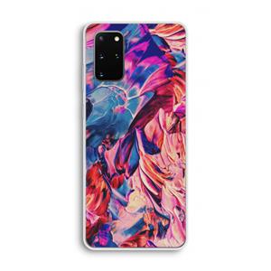 CaseCompany Pink Orchard: Samsung Galaxy S20 Plus Transparant Hoesje