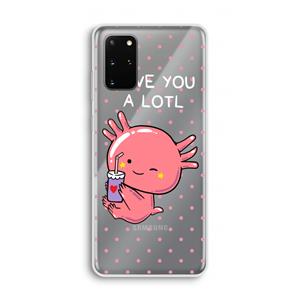 CaseCompany Love You A Lotl: Samsung Galaxy S20 Plus Transparant Hoesje