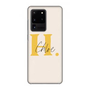 CaseCompany Amber Script: Volledig geprint Samsung Galaxy S20 Ultra Hoesje
