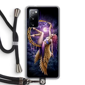 CaseCompany Aerial Angel: Samsung Galaxy S20 FE / S20 FE 5G Transparant Hoesje met koord