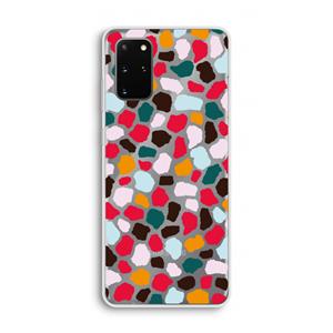 CaseCompany Colored Giraffe: Samsung Galaxy S20 Plus Transparant Hoesje