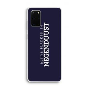 CaseCompany Blijve plakken in Negenduust: Samsung Galaxy S20 Plus Transparant Hoesje