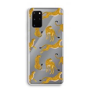 CaseCompany Luipaard: Samsung Galaxy S20 Plus Transparant Hoesje