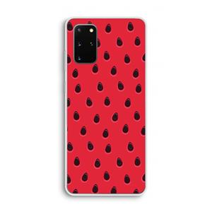 CaseCompany Watermelon: Samsung Galaxy S20 Plus Transparant Hoesje