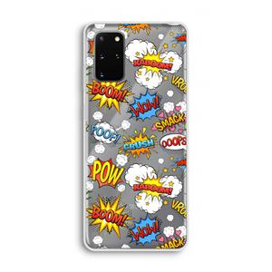 CaseCompany Pow Smack: Samsung Galaxy S20 Plus Transparant Hoesje