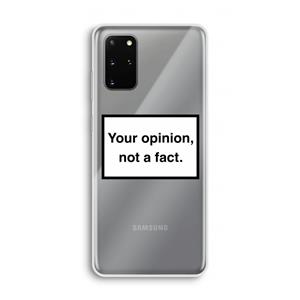 CaseCompany Your opinion: Samsung Galaxy S20 Plus Transparant Hoesje
