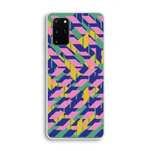 CaseCompany Skew Blush 1: Samsung Galaxy S20 Plus Transparant Hoesje