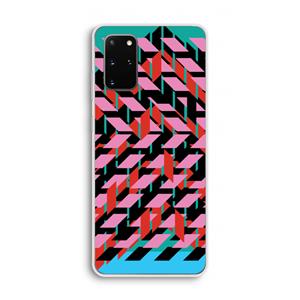 CaseCompany Skew Blush 2: Samsung Galaxy S20 Plus Transparant Hoesje