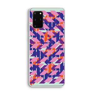 CaseCompany Skew Blush 3: Samsung Galaxy S20 Plus Transparant Hoesje