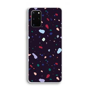 CaseCompany Dark Rounded Terrazzo: Samsung Galaxy S20 Plus Transparant Hoesje