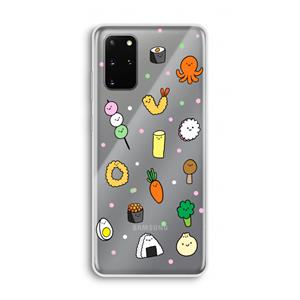 CaseCompany Happy bento friends: Samsung Galaxy S20 Plus Transparant Hoesje