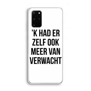 CaseCompany Meer verwacht: Samsung Galaxy S20 Plus Transparant Hoesje