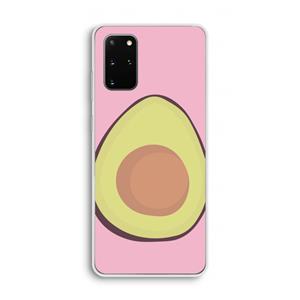 CaseCompany Avocado: Samsung Galaxy S20 Plus Transparant Hoesje