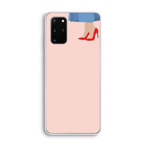 CaseCompany High heels: Samsung Galaxy S20 Plus Transparant Hoesje