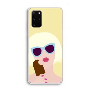 CaseCompany Ice cream: Samsung Galaxy S20 Plus Transparant Hoesje