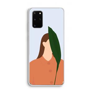 CaseCompany Leaf: Samsung Galaxy S20 Plus Transparant Hoesje