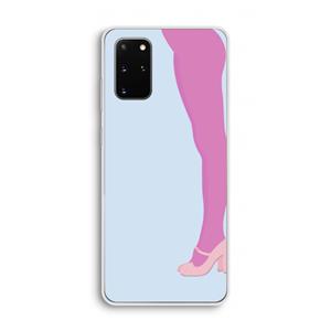 CaseCompany Pink panty: Samsung Galaxy S20 Plus Transparant Hoesje