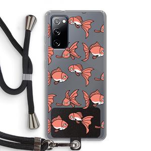 CaseCompany Blub: Samsung Galaxy S20 FE / S20 FE 5G Transparant Hoesje met koord