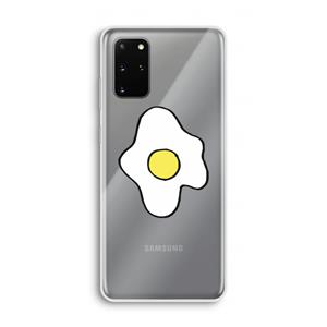 CaseCompany Spiegelei: Samsung Galaxy S20 Plus Transparant Hoesje